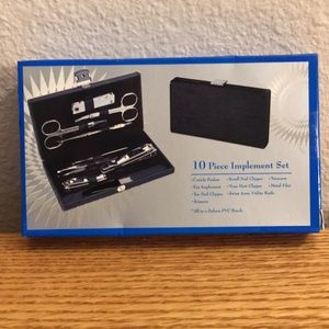 NWT Unopened MALE 10 Piece Nail Implement Set